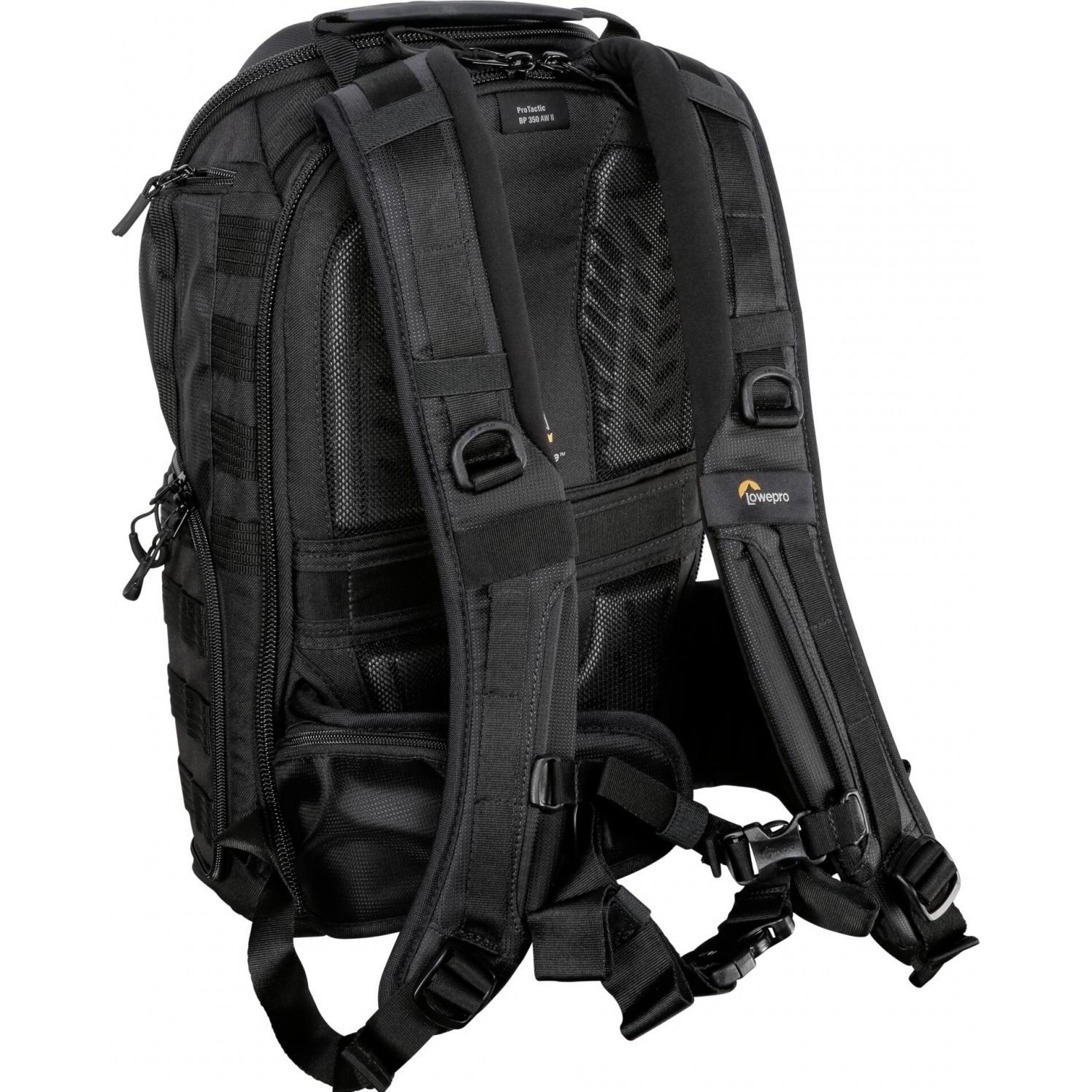 Thumbnail - Lowepro ProTactic BP 350 AW Green Line (Fotorucksack, 16 l), Kameratasche, Schwarz