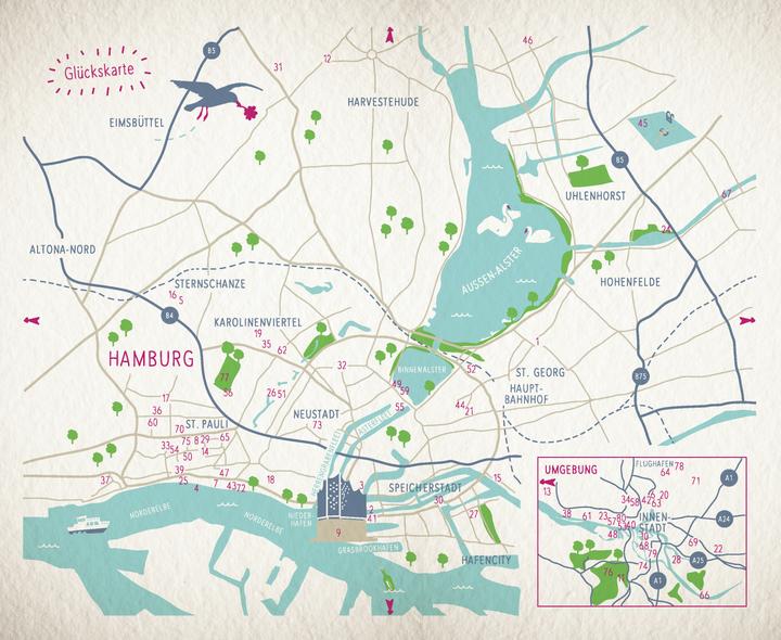 Produktbild Glücksorte in Hamburg (Deutsch, Cornelius Hartz, 2023)