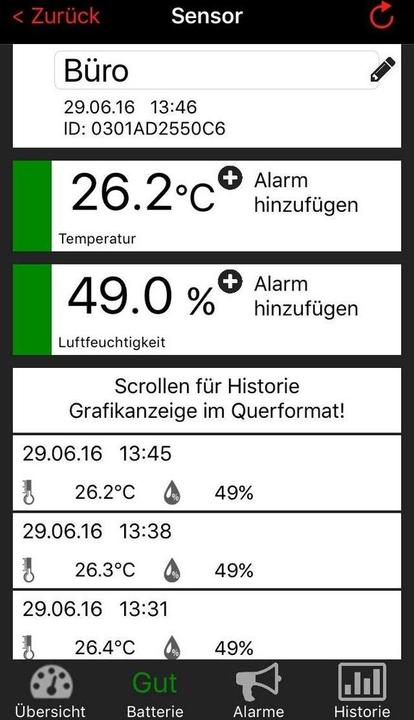 Produktbild TFA WeatherHub T/H Display Sender