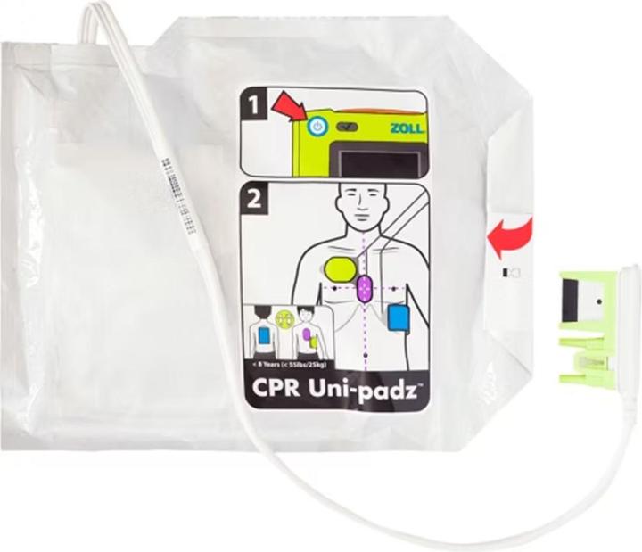 Zoll CPR-Universalelektroden Uni Padz für AED 3 (Erste Hilfe Set Zubehör)