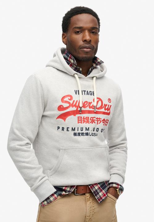 Produktbild Superdry Sweatshirt Casual Bequem sitzend Duo Vintage Logo Hoodie (L)