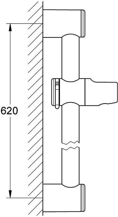 Produktbild Grohe Brausestange RELEXA PLUS RELEXA PLUS 600mm chrom