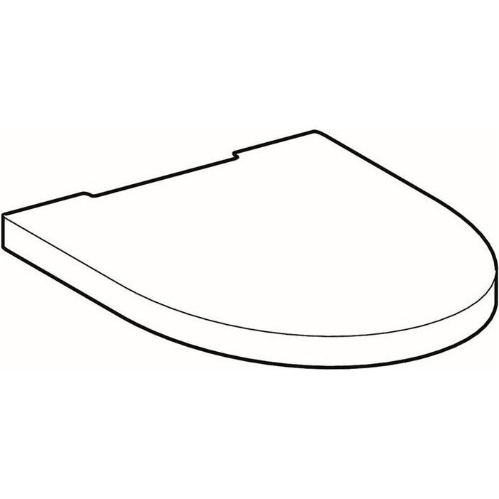 Thumbnail - Geberit, WC Deckel, WC-Sitz FLOW Scharniere Edelstahl weiss