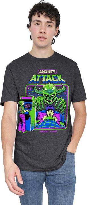 Produktbild Steven Rhodes Anxiety Attack TShirt meliert (L)
