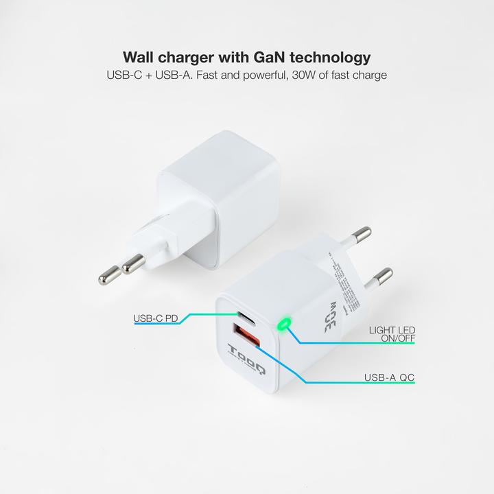 Immagine prodotto Tooq Technology TQWC-GANQCPD30WT (30 W)