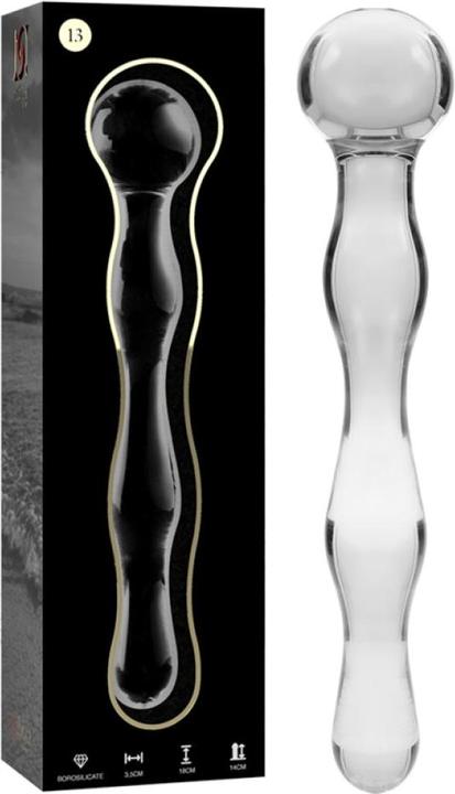 Productafbeelding Ibiza Nebula Series By ™ - Model 13 Dildo Borosilicaatglas 18 X 3,5 cm Helder