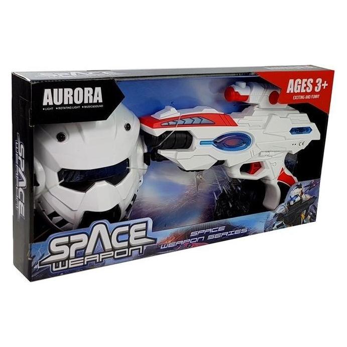 Lean Toys Weltraumwaffe und Maske (LT5085)