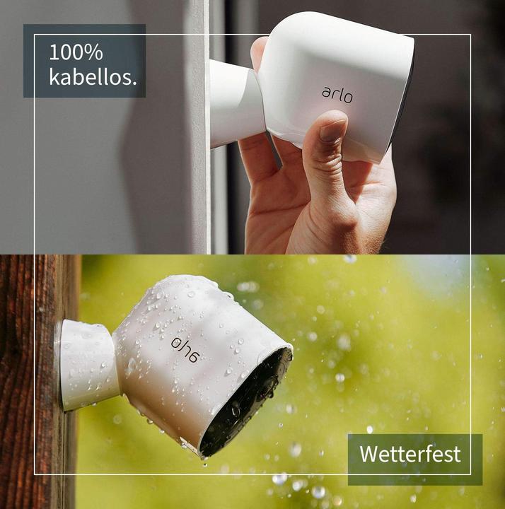 Produktbild Arlo Pro 3 Spotlight Kamera, Zusatzkamera weiss (2560 x 1440 Pixels)