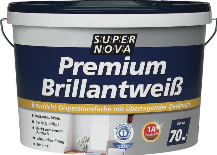 Supernova Premium Brilliant White Interior Dispersion (White, 1 l)