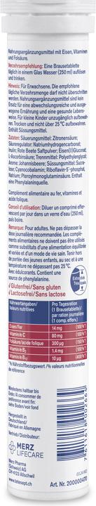 Produktbild Tetesept Eisen + B12 (17 Stück, Brausetablette, 134 g)