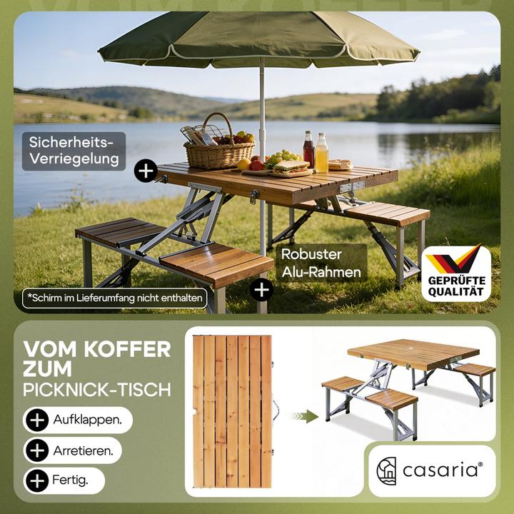 Actual product image Casaria Camping table