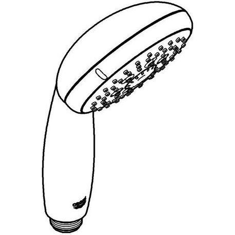 Thumbnail - Grohe, Duschbrause, Handbrause TEMPESTA 100 100mm chrom (4 Strahlarten)
