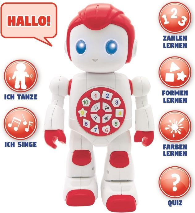 Actual product image Lexibook POWERMAN FIRST Interactive talking learning robot with development and learning functions German (German)