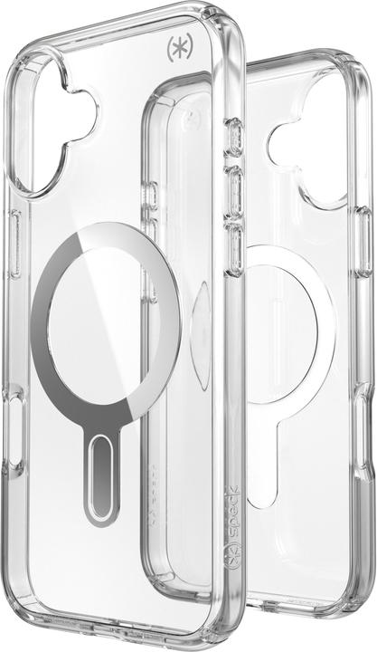 Actual product image speck Presidio Perfect Clear + ClickLock Apple iPhone 16 Plus Clear - with Microban (Apple iPhone 16 Plus)