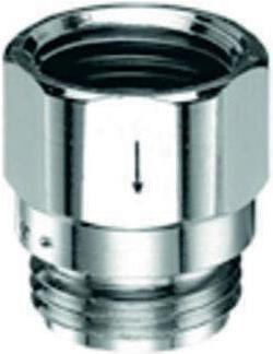 Schell Backflow preventer in flow form 3/4inch chrome 3/4inch chrome