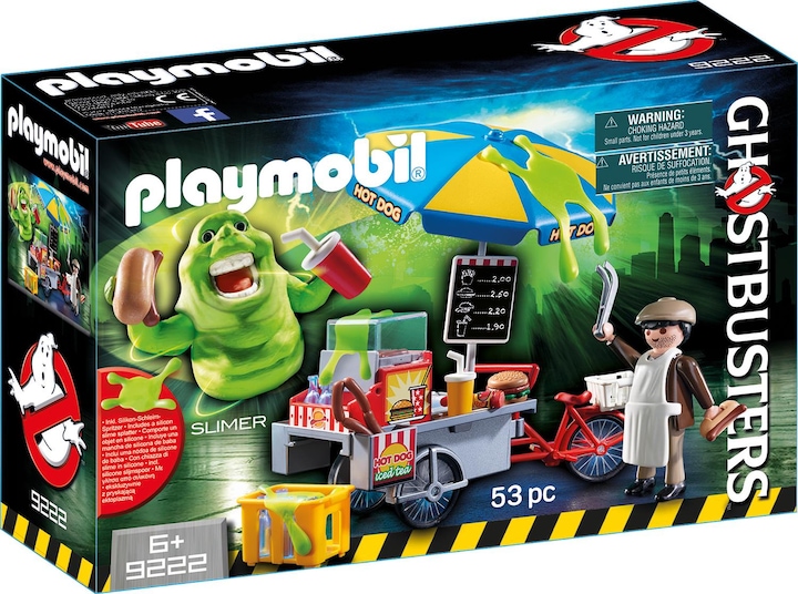 Actual product image Playmobil Slimer with Hot Dog Stand (9222, Playmobil Ghostbusters)