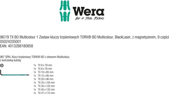 Productafbeelding Wera Sleutelreeks