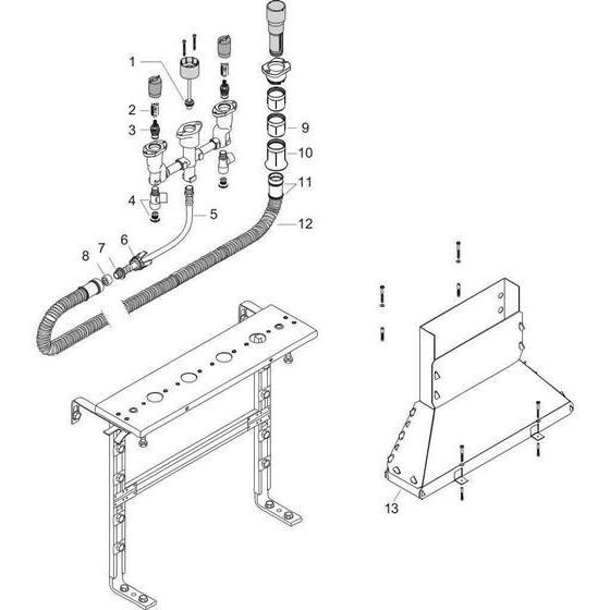Thumbnail - Axor, Badarmatur, Grundkörper DN 15, für 4-Loch Fliesenrandarmatur