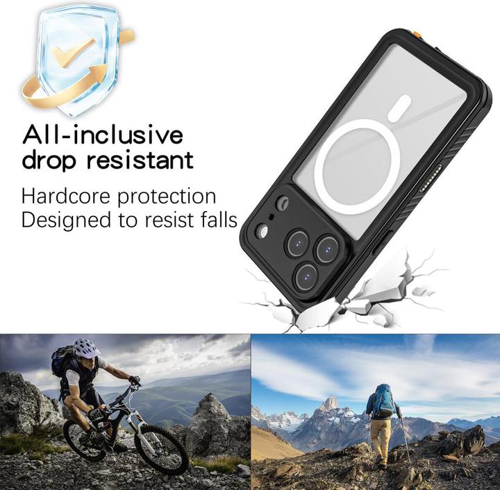 Produktbild 4smarts Hülle, Cover, Apple, iPhone 17, 16 cm (6.3"), Schwarz, Transparent (Apple iPhone 17 Pro)