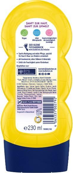 Actual product image Bübchen BUEBCHEN Kids 2in1 Pokemon Pikachu 230ml (230 ml, Liquid shampoo)