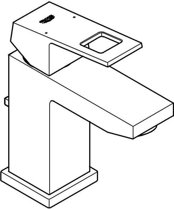 Image du produit Grohe EH-WTbatt EUROCUBE 1/2pouce, S-Size dur graphite brossé