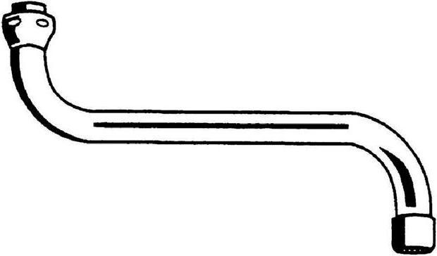 Produktbild Grohe S-Auslauf 5 Stück Ausldg 200mm chr