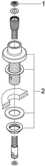 Image du produit Grohe Passage pour douchette extractible chromé