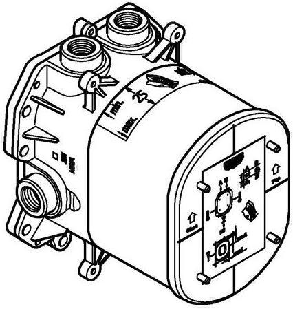 Actual product image Grohe Up Universal Thermostat RAPIDO T