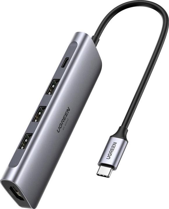 Ugreen Adapter 5in1 Hub (USB-C, 5 Ports)