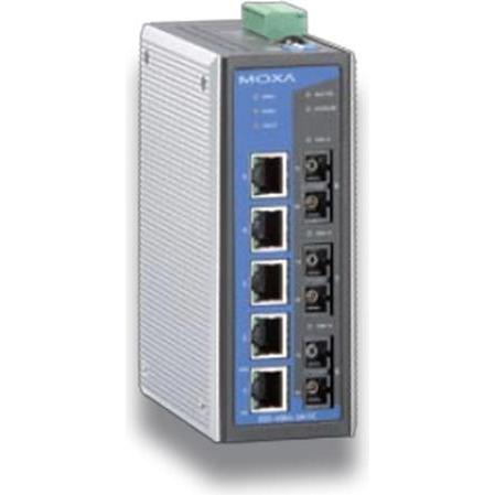 Moxa EtherDevice Switch EDS-408A-3S-SC-48 - Switch, Netzwerk Switch, Grau