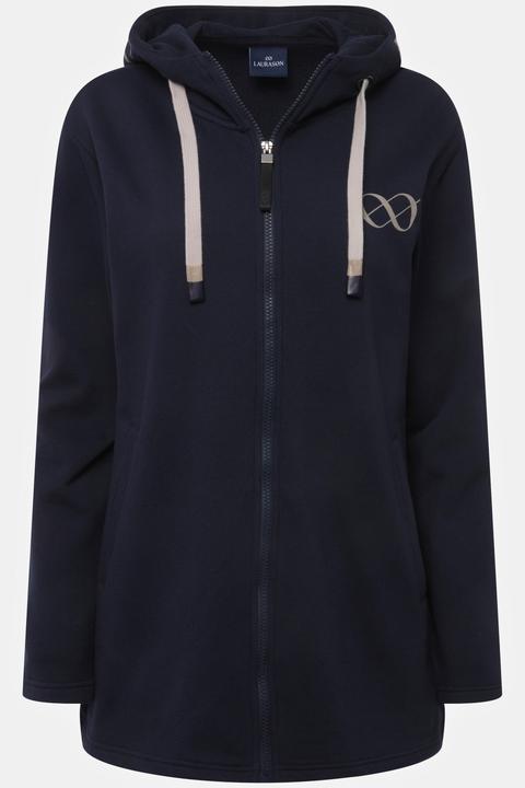 Produktbild Laurasøn Hoodiejacke, extra lang, Kapuze, Langarm (S)