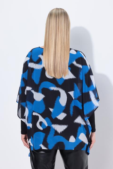 Actual product image Ulla Popken Tunika, doppellagig, Oversized, Rundhals, Langarm (60)