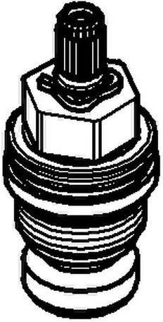 Actual product image Grohe Top 1/2" short spindle
