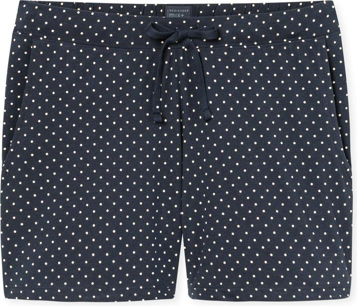 Dunkelblau gepunktet