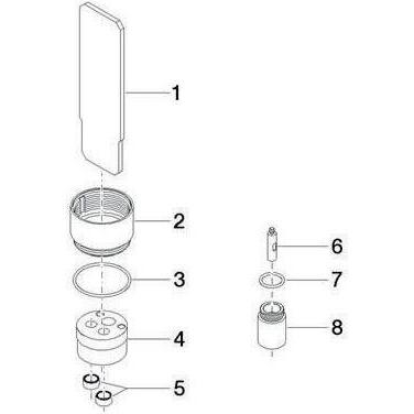Thumbnail - Dornbracht, Badarmatur, Dornb Verlängerung 25mm