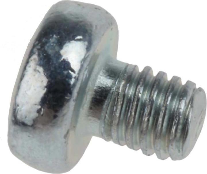 Actual product image RS PRO ZnPt stl cross pan head screw,M3x4mm
