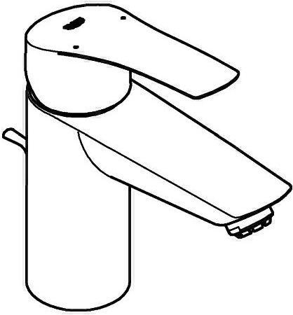 Produktbild Grohe EH-WTbatt EUROSMART 1/2Zoll, S-Size, Niederdruck chrom