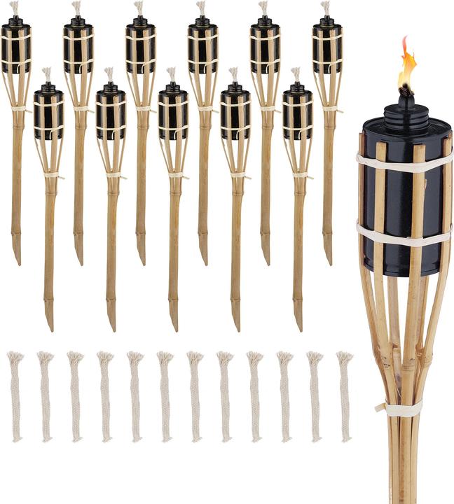 Relaxdays 12x Garden Torch