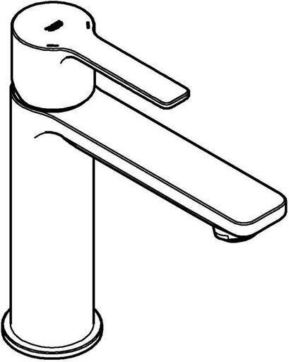 Immagine prodotto Grohe Miscelatore monocomando per lavabo Lineare 1/2inch S-Size supersteel