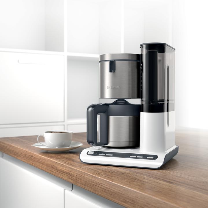 Actual product image Bosch Hausgeräte TKA8A681 Thermal Coffee Maker, white