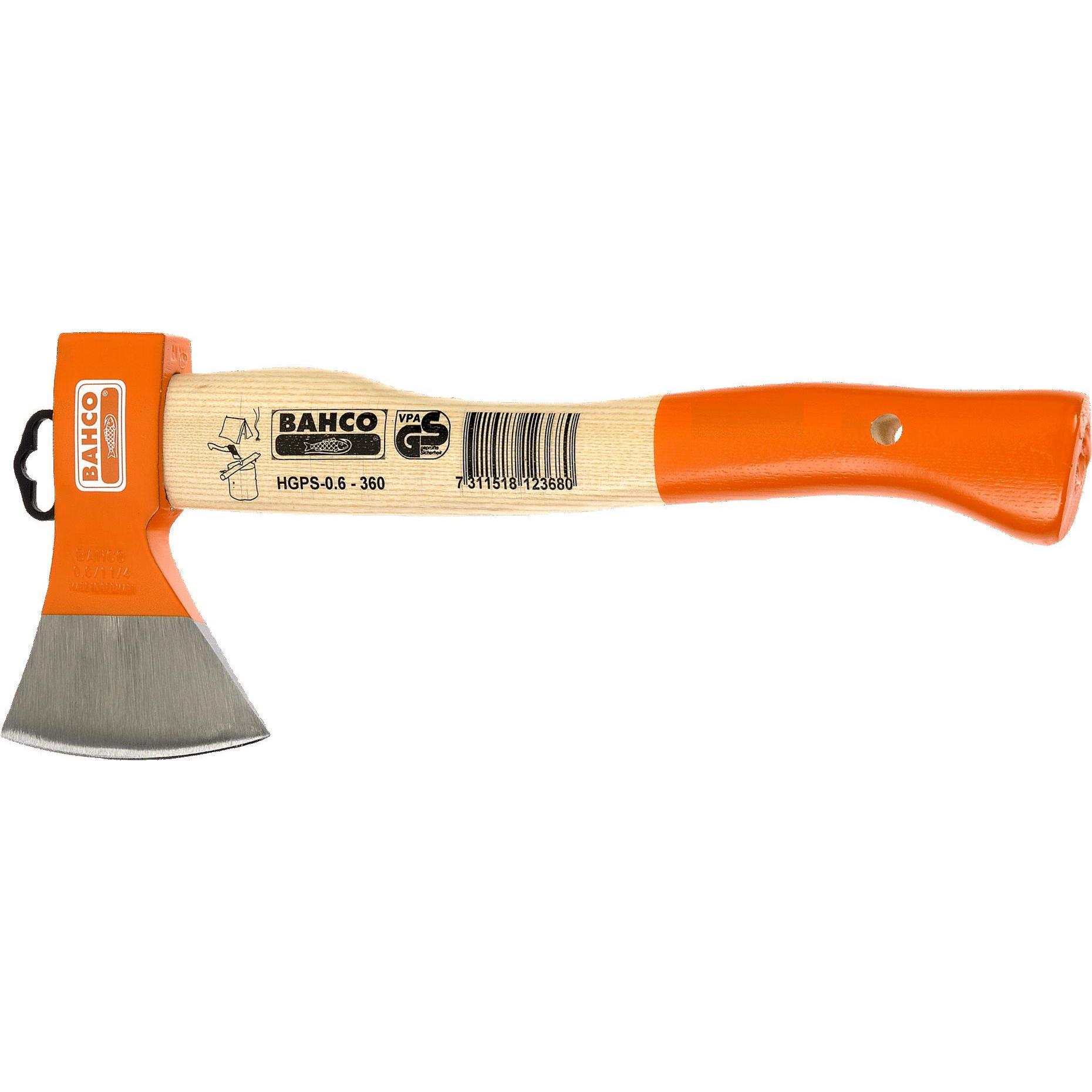 Thumbnail - Bahco, Axt + Beil, Camping-Axt mit geschwungenem Eschenstiel, 400 mm, 1,25 kg