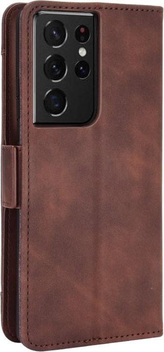 Immagine prodotto Cover-Discount Galaxy S21 Ultra - Custodia con molti slot per carte di credito marrone (Samsung Galaxy S21 Ultra)