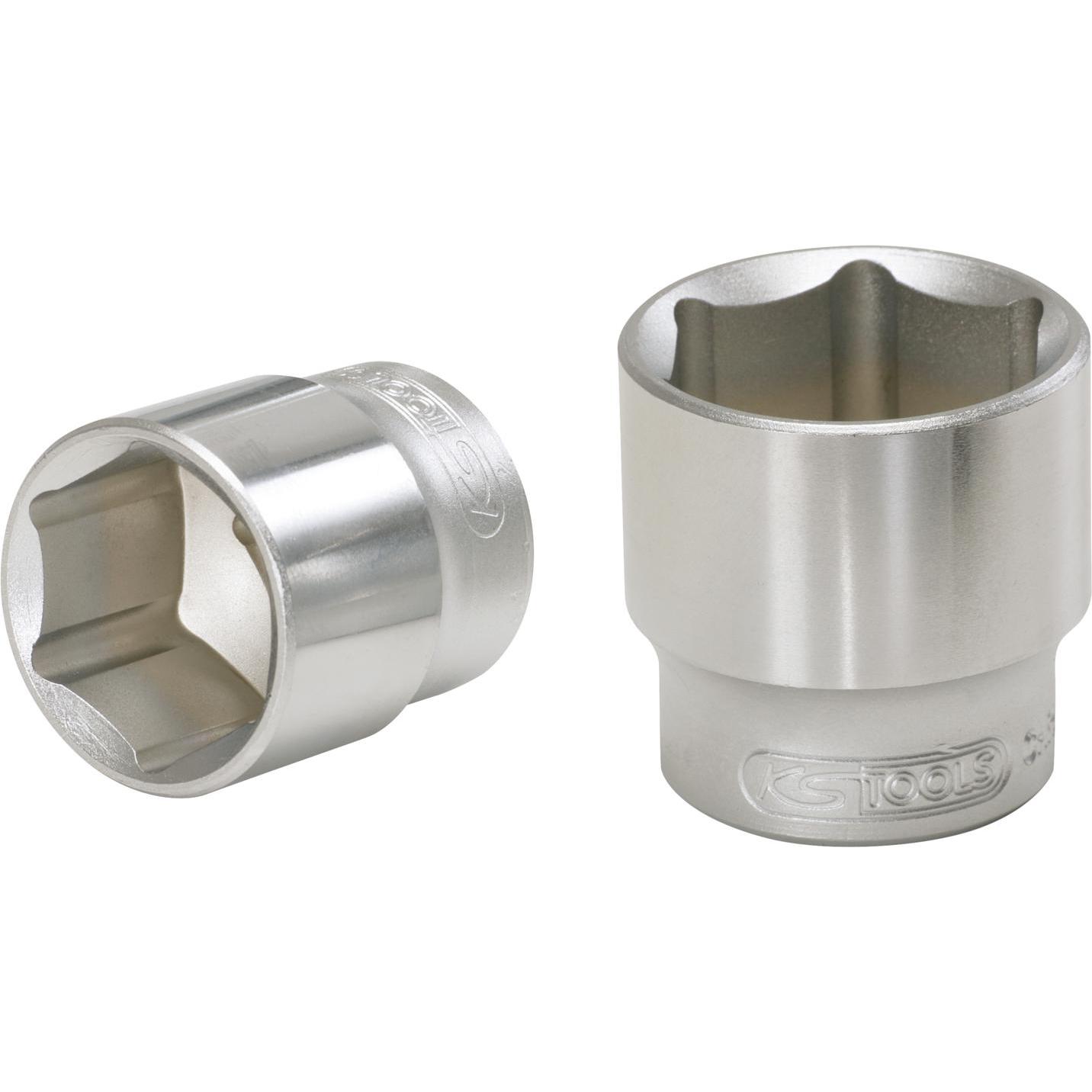KS Tools, Steckschlüssel + Stecknuss, 1/2" Sechskant-Stecknuss (13/16")