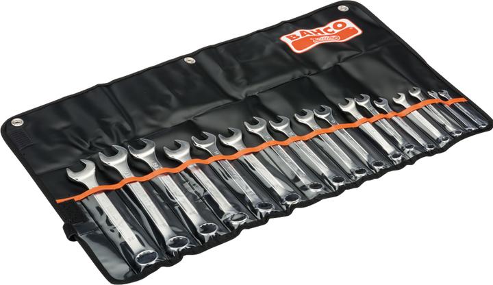 Actual product image Bahco Combination wrench set 17 pcs In plastic bag (18 mm, 8 mm, 22 mm, 10 mm, 7 mm, 17 mm, 12 mm, 21 mm, 6 mm, 20 mm, 16 mm, 15 mm, 19 mm, 13 mm, 14 mm, 9 mm, 11 mm)