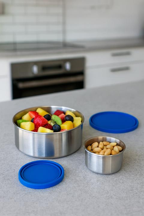 Produktbild Tembo Edelstahl Snack Pod 2er Set Blau