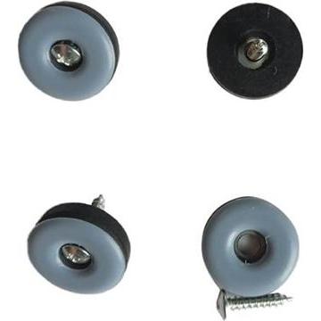 zz_ArchivedbyPCD_Bosch, Feltrini + Protezione mobili, Cuscinetti per mobili con viti D30, 8 Ptfe