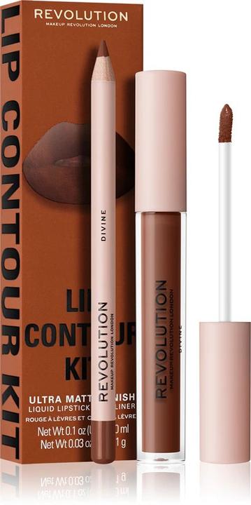 Produktbild Makeup Revolution Lippenkontur-Kit - Farbe: D