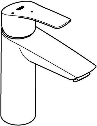 Produktbild Grohe EH-WTbatt EUROSMART 1/2Zoll, M-Size glatter Körper chrom