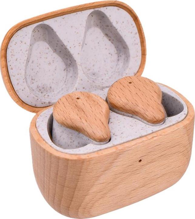 Produktbild Prixton Ohrhöhrer Birkenholz (6 h, Kabellos)