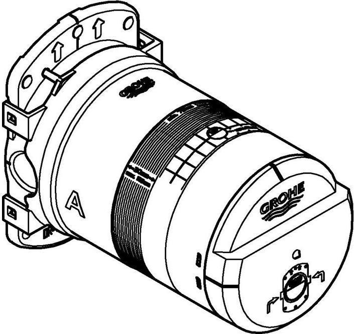 Produktbild Grohe UP-Einbaukörper RAINSHOWER 1/2" universal chr